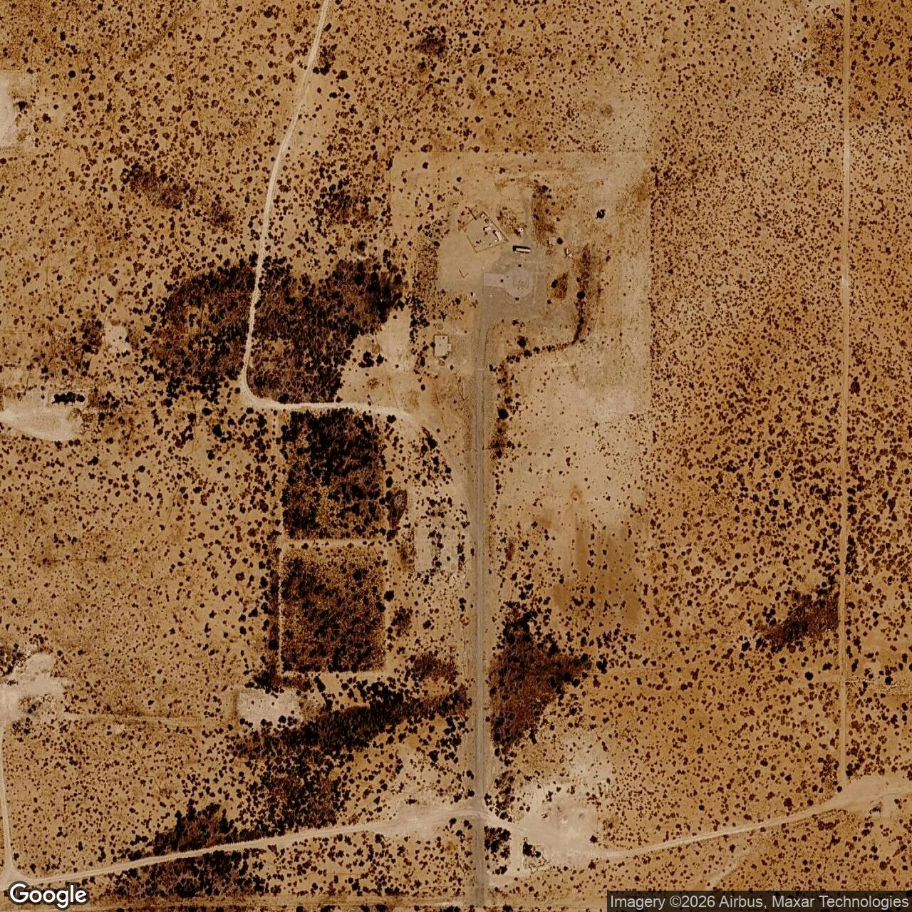 Current Google Satellite Image of Atlas F Site 579-4, New Mexico