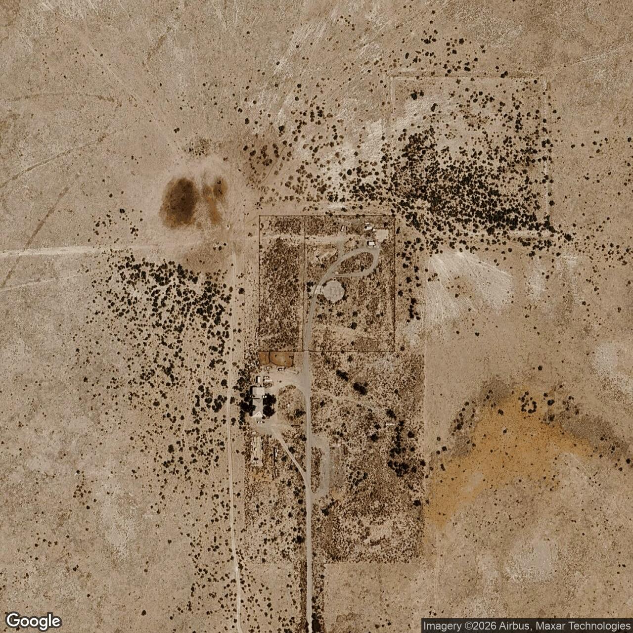Current Google Satellite Image of Atlas F Site 579-8, New Mexico