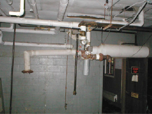 Boiler Room in building L-1. View to East.