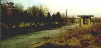 Nike Missile Site C-47 Wheeler Indiana Sentry guardhouse base at launch area main entrance