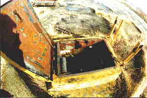 Nike Missile Site C-47 Wheeler Indiana Emergency escape hatch from underground personnel room