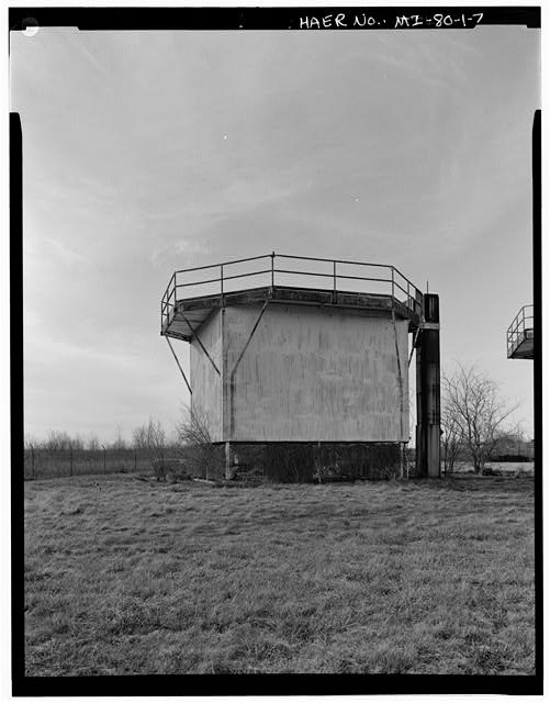 VIEW SOUTH, West Control Area, South Radar Tower