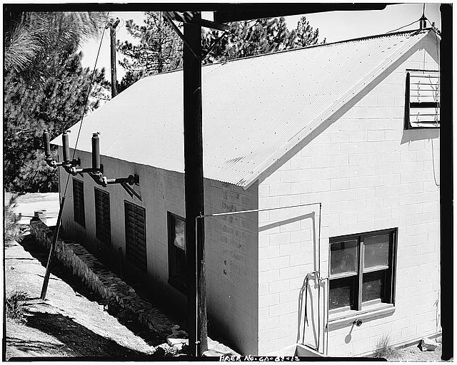 VIEW SHOWING BACK SIDE OF GENERATOR ROOM, LOOKING NORTHEAST