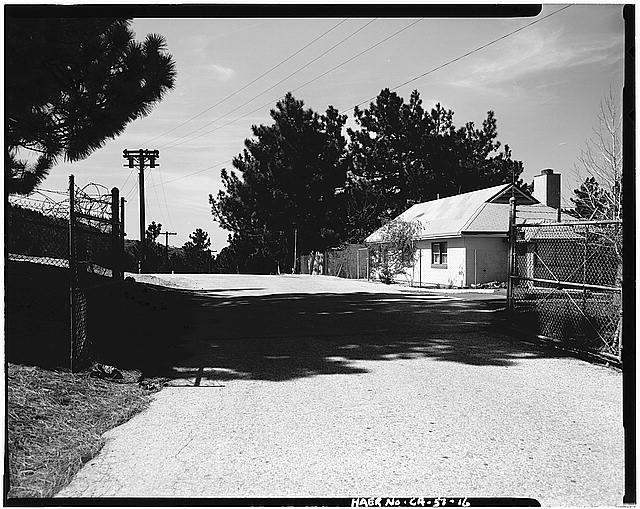 VIEW OF STRUCTURE NOW CALLED 'COMMANDER'S HOUSE,' LOOKING NORTHWEST THROUGH THE LAUNCH AREA GATE