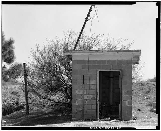 FRONT VIEW OF PUMP HOUSE, LOOKING EAST