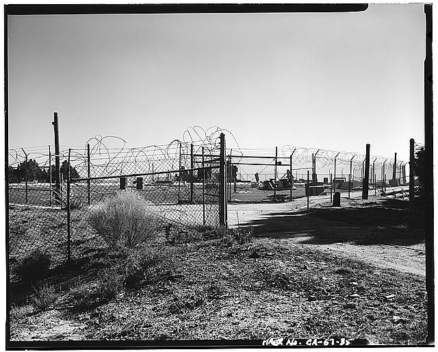 VIEW OF GATES INTO 'CATFISH' SILO, LOOKING SOUTH