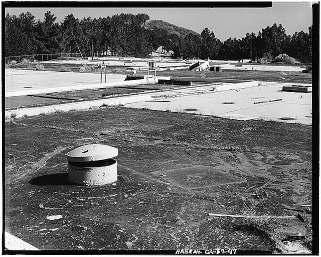 VIEW OF AIR VENT AT 'CATFISH' SILO, LOOKING SOUTHEAST. ENTRANCE TO 'BRAVO' IN BACK