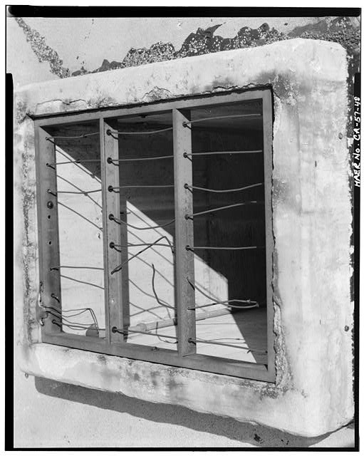 DETAIL VIEW OF AIR VENT AT 'CATFISH' LAUNCH PAD