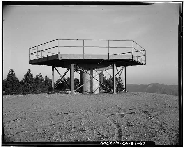 VIEW OF TOWER AT RADAR SITE, LOOKING EAST