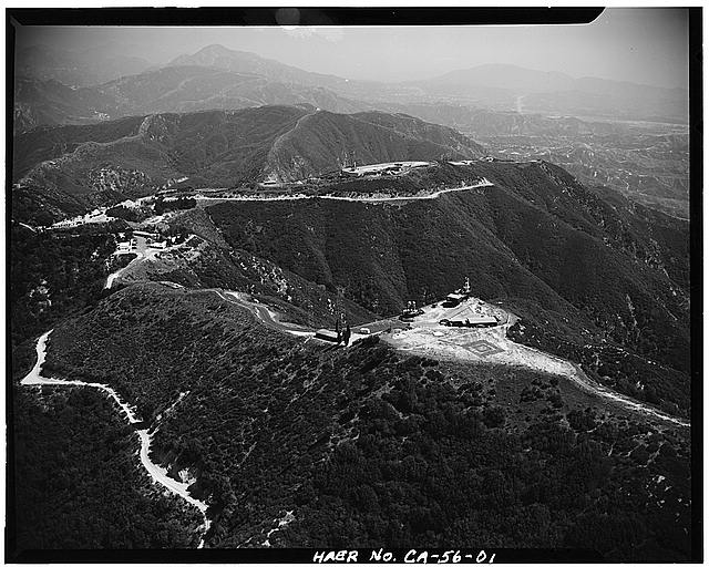 AERIAL VIEW, LOOKING EAST, SHOWING DETAILS OF RADAR SITE IN FOREGROUND