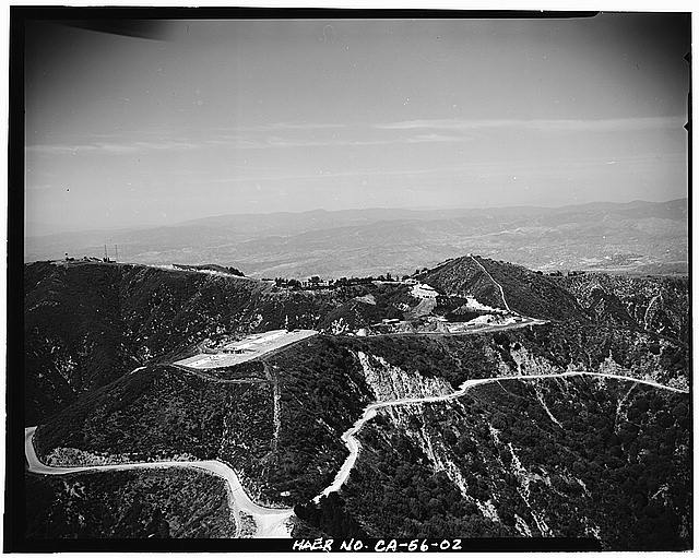 AERIAL VIEW, LOOKING WEST, SHOWING RADAR SITE IN UPPER LEFT, BARRACKS IN MIDDLE, AND LAUNCH AREA IN LOWER PORTION OF PHOTO