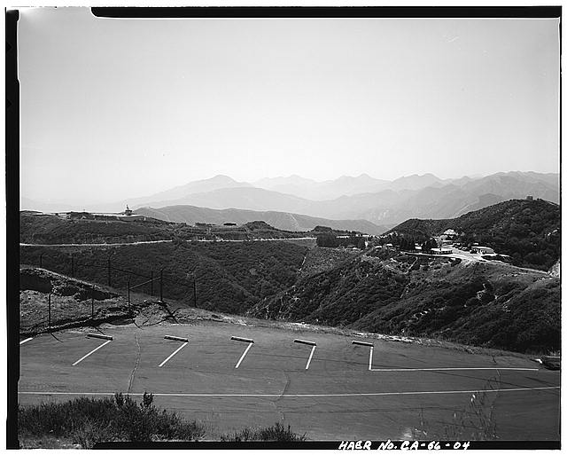 VIEW FROM RADAR SITE, LOOKING EAST, SHOWING BARRACKS ON LEFT, LAUNCH ON RIGHT