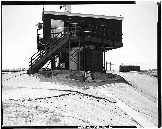 VIEW OF RADAR TOWER PLATFORM, LOOKING SOUTH