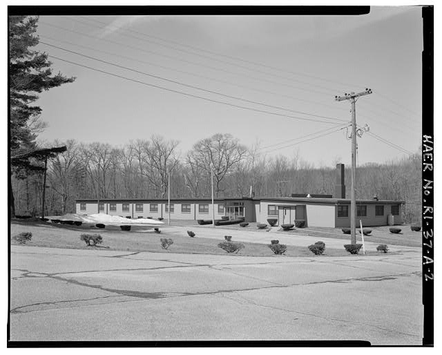 Launch Area, Barracks VIEW NORTHWEST, SOUTH ELEVATION