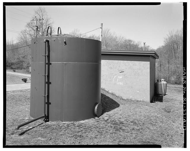 Launch Area, Pump House and storage tanks VIEW NORTH