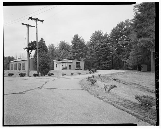 Launch Area, general view of Missile Assembly Building and Generator Building VIEW SOUTHWEST