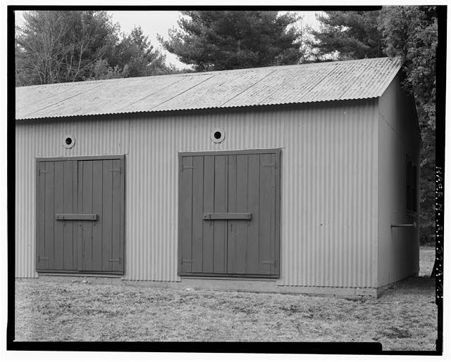 Launch Area, Generator Building, detail of exterior vent shutters VIEW SOUTHWEST, EAST ELEVATION