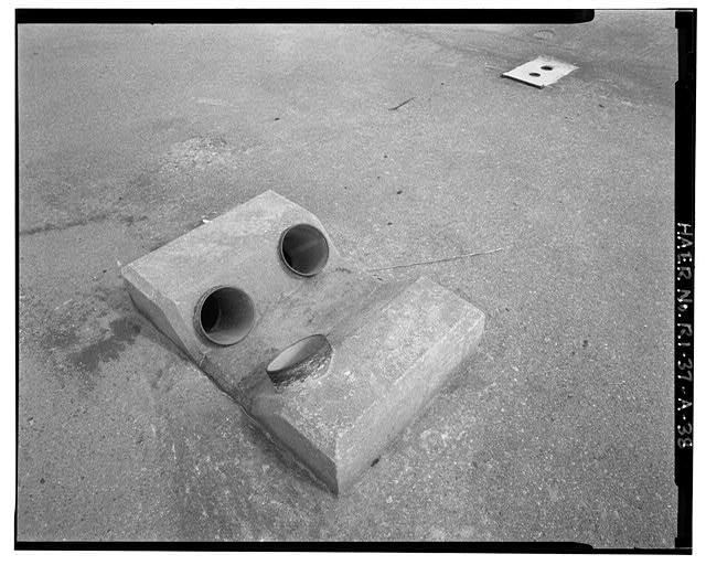 Launch Area, Underground Missile Storage Structure, detail of conduit service junction