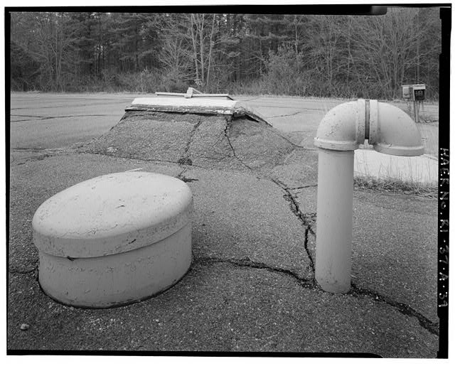 Launch Area, Underground Missile Storage Structure, detail air vents VIEW WEST