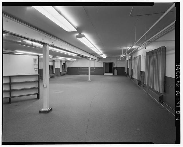 Control Area, Barracks, interior view of enlisted men's quarters VIEW NORTH