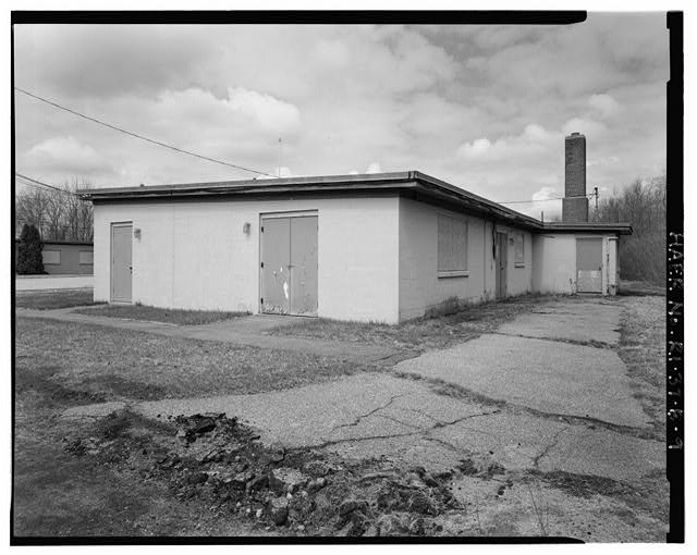 Control Area, Administration Building VIEW NORTHWEST, SOUTH AND EAST ELEVATION