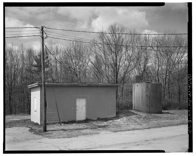 Control Area, Pump House and Storage Tank VIEW NORTHWEST, EAST ELEVATION