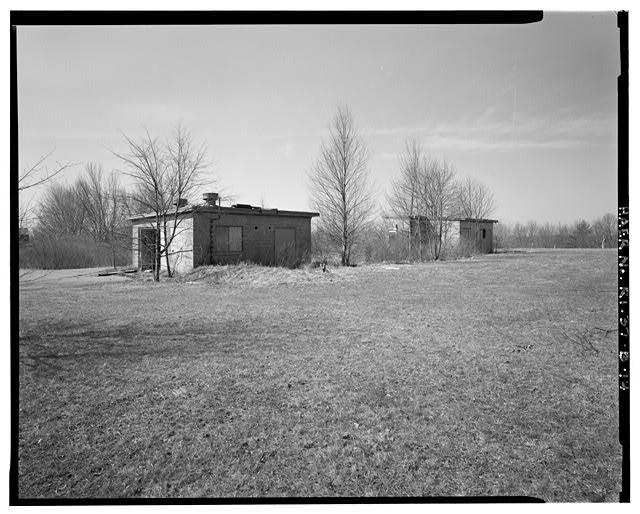 Control Area, Interconnecting Corridor and Frequency Changer and Generator Building, general view VIEW SOUTHWEST, NORTH ELEVATION