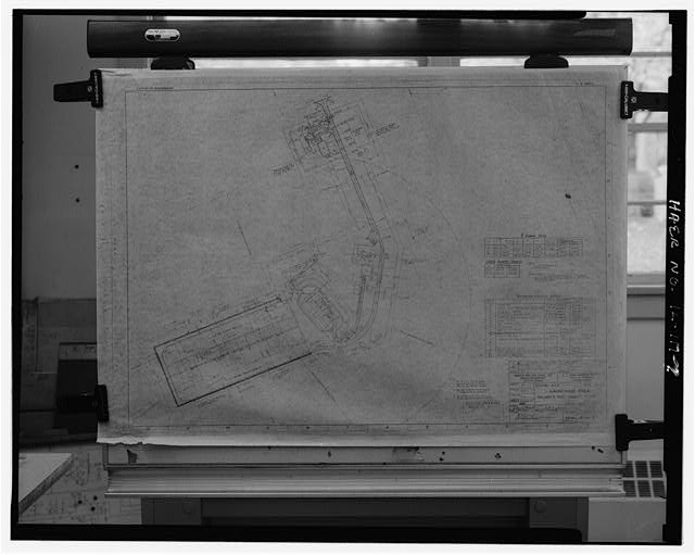 PHOTOCOPY, BUILDING AND ROAD LAYOUT PLANS FOR LAUNCH AREA