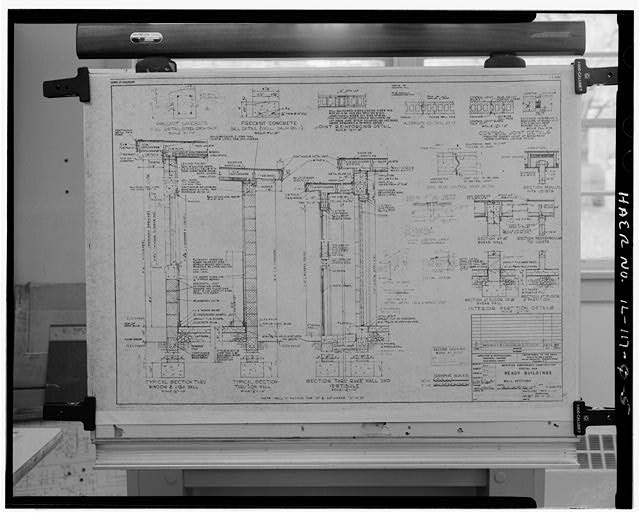 PHOTOCOPY, WALL SECTION DRAWING OF READY BUILDING