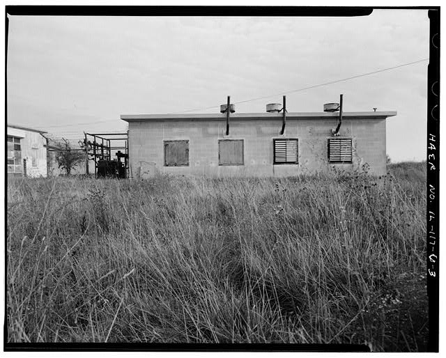 GENERATOR BUILDING No. 3, REAR SIDE, LOOKING NORTHEAST