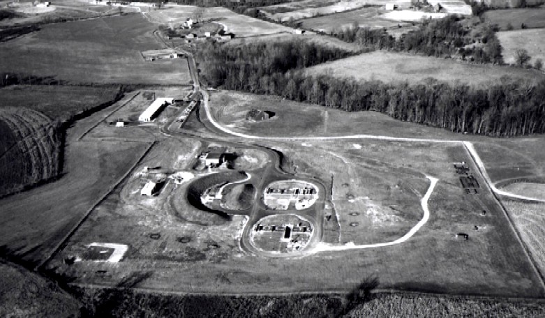 Aerial view of W-25 launch area, Dec. 5, 1956. (NARA photo 111-SC-549340) 