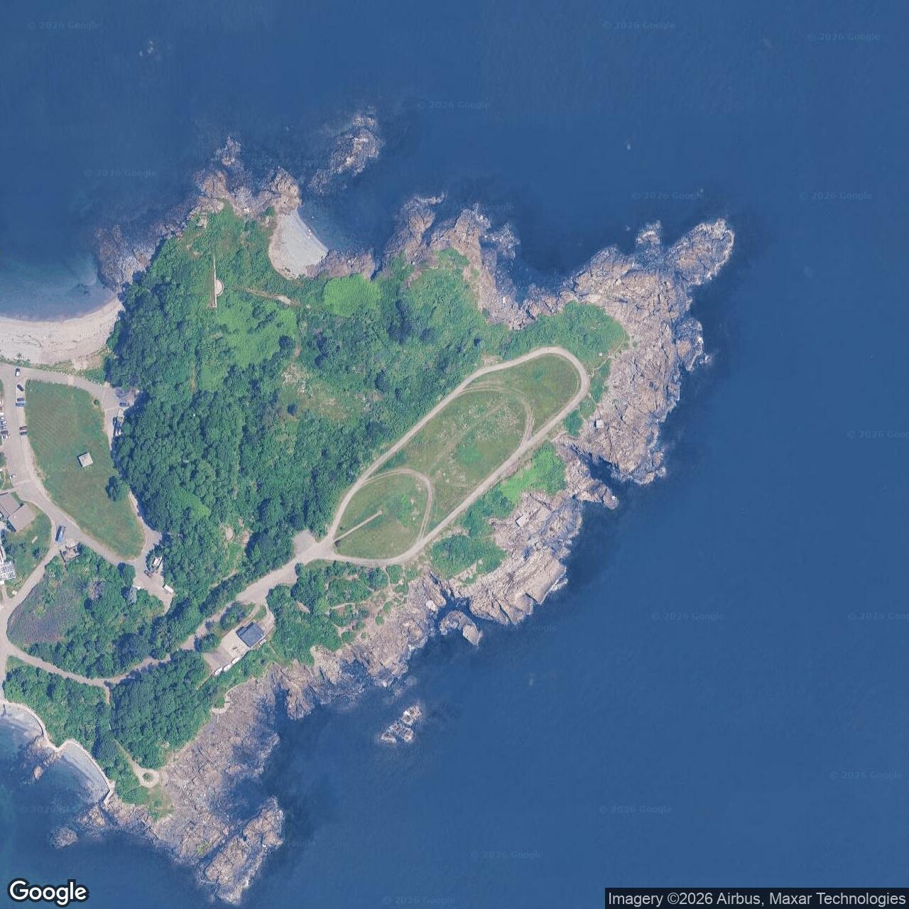 Current Google Satellite Image of Nike Site B-17L, Massachusetts