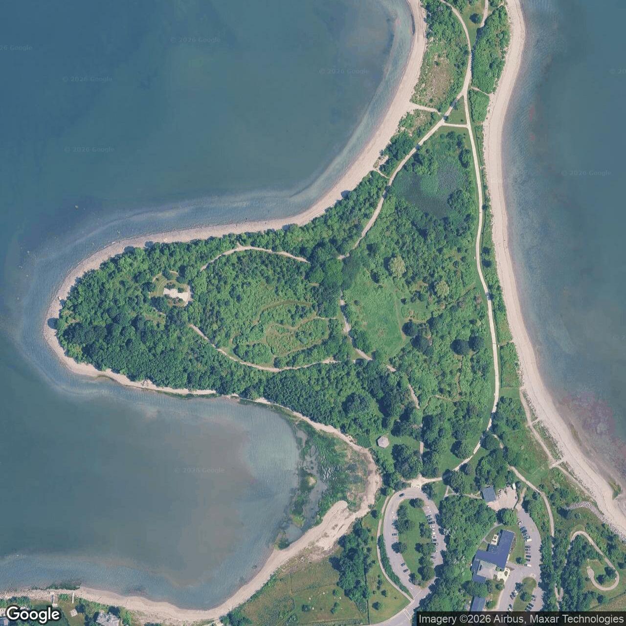 Current Google Satellite Image of Nike Site B-36L, Massachusetts