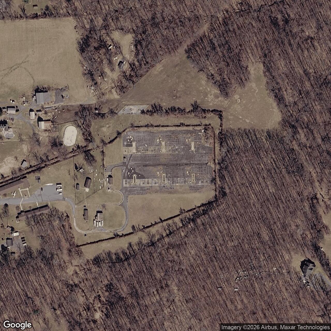 Current Google Satellite Image of Nike Site BA-79L, Maryland