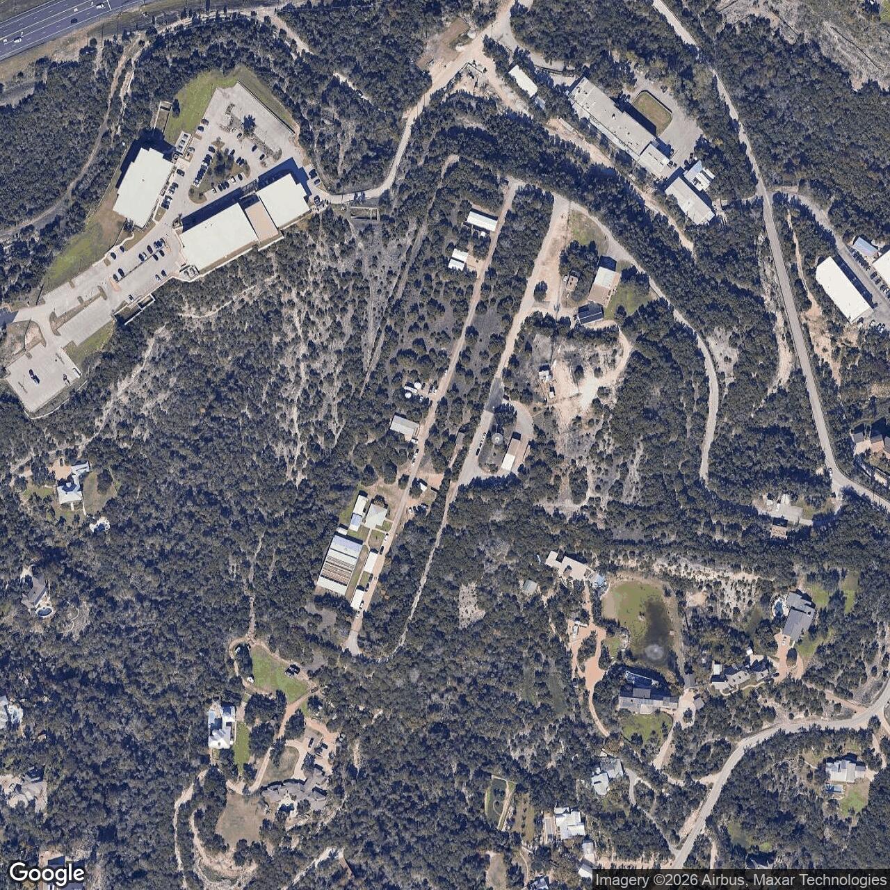 Current Google Satellite Image of Nike Site BG-80L, Texas