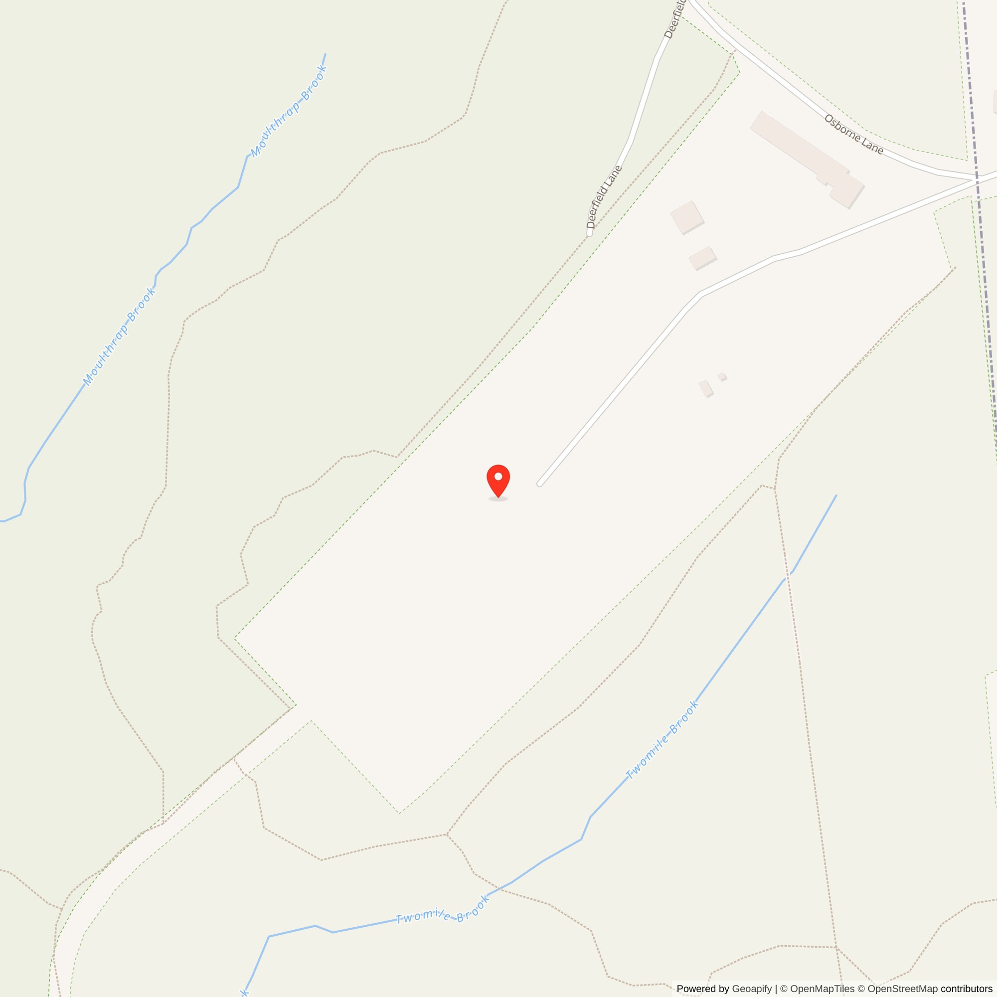 Street Level Map showing location of Nike Site BR-04 Launch Area, Connecticut