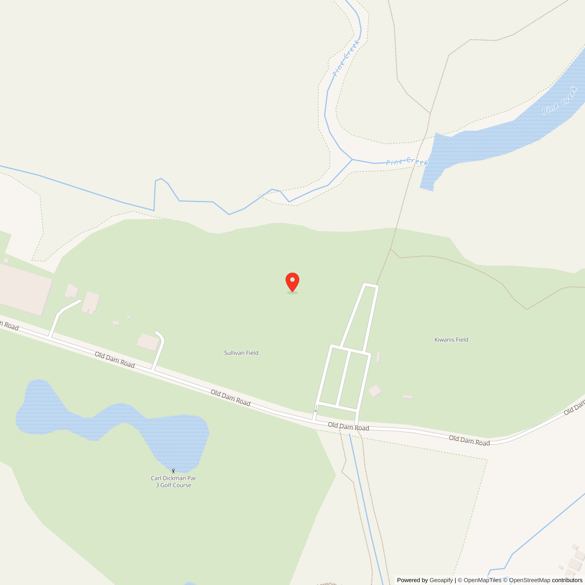 Street Level Map showing location of Nike Site BR-65 Launch Area, Connecticut