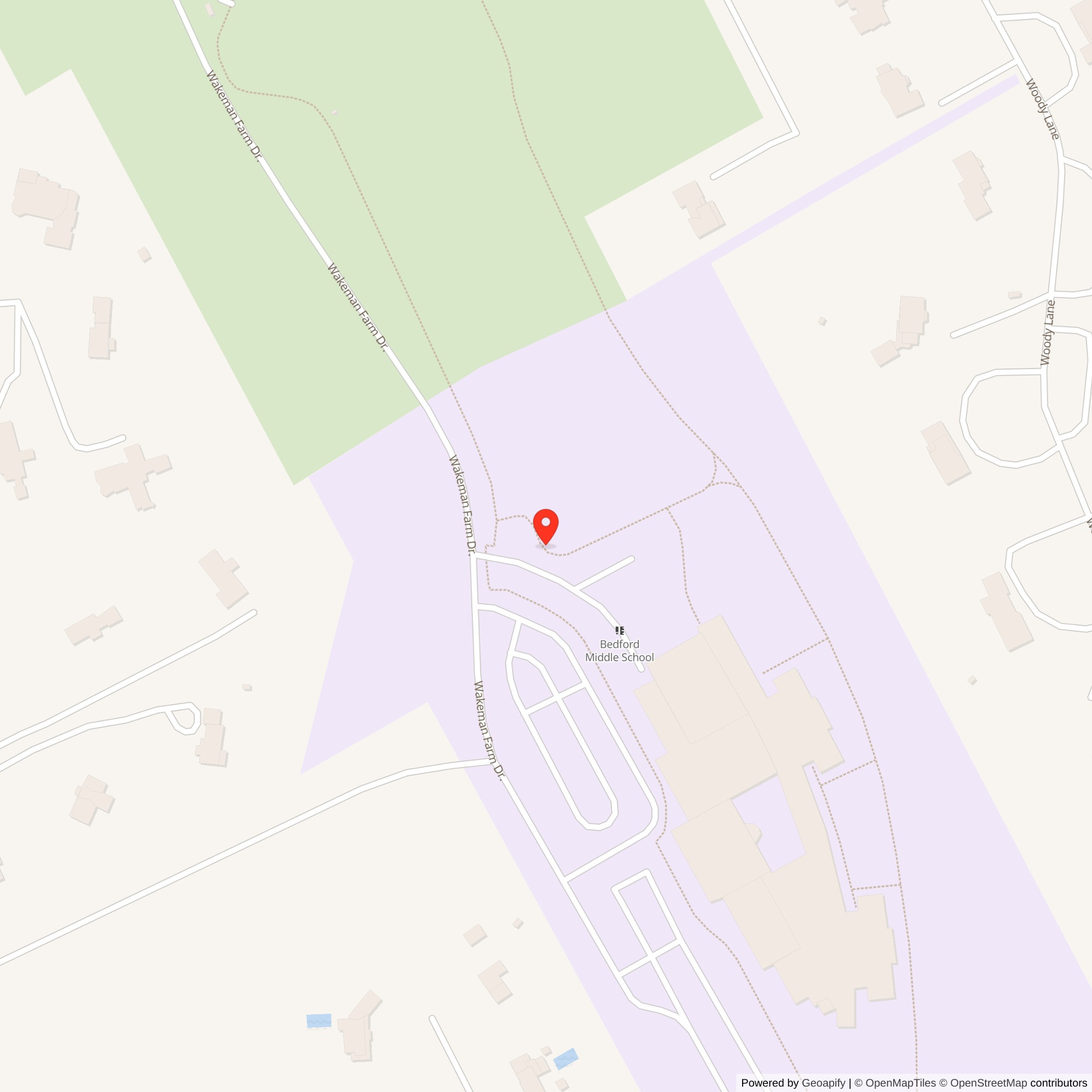 Street Level Map showing location of Nike Site BR-73 Launch Area, Connecticut