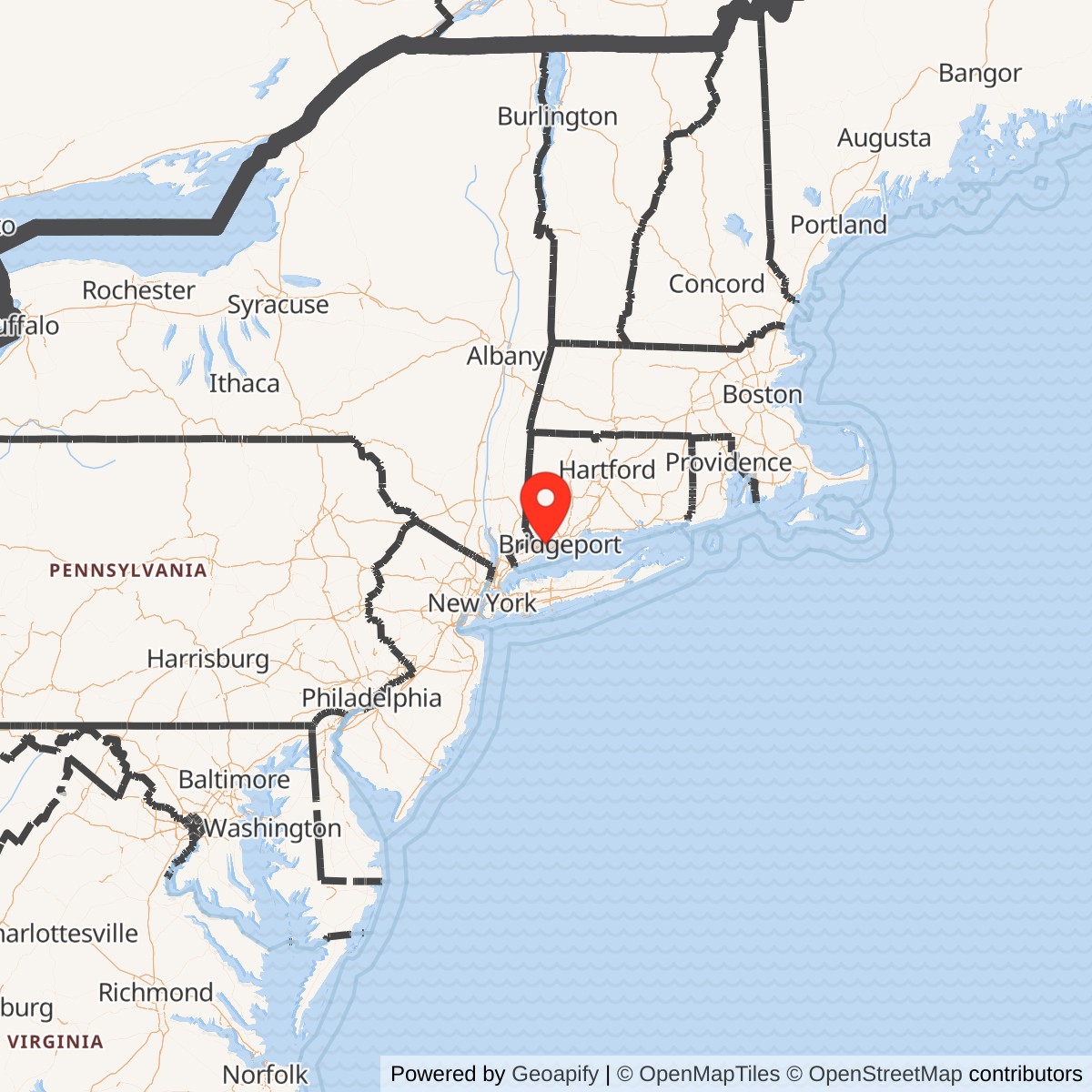 Map showing location of Nike Site BR-73 Launch Area, Connecticut