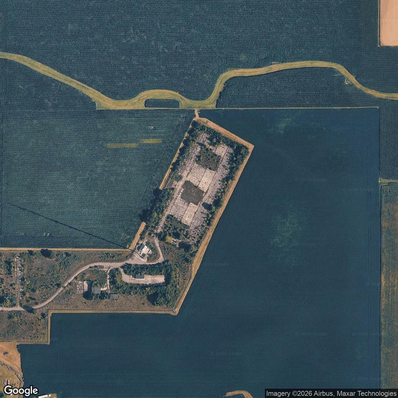 Current Google Satellite Image of Nike Site CD-78L, Ohio