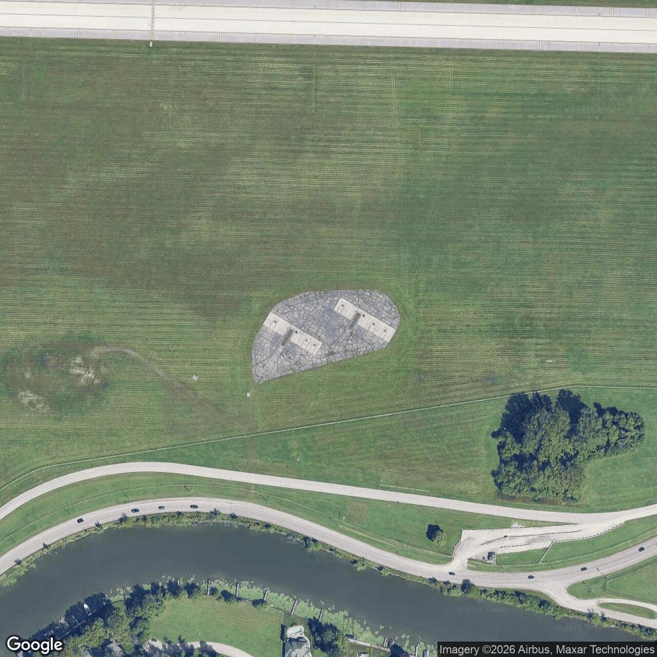Current Google Satellite Image of Nike Site D-16L, Michigan