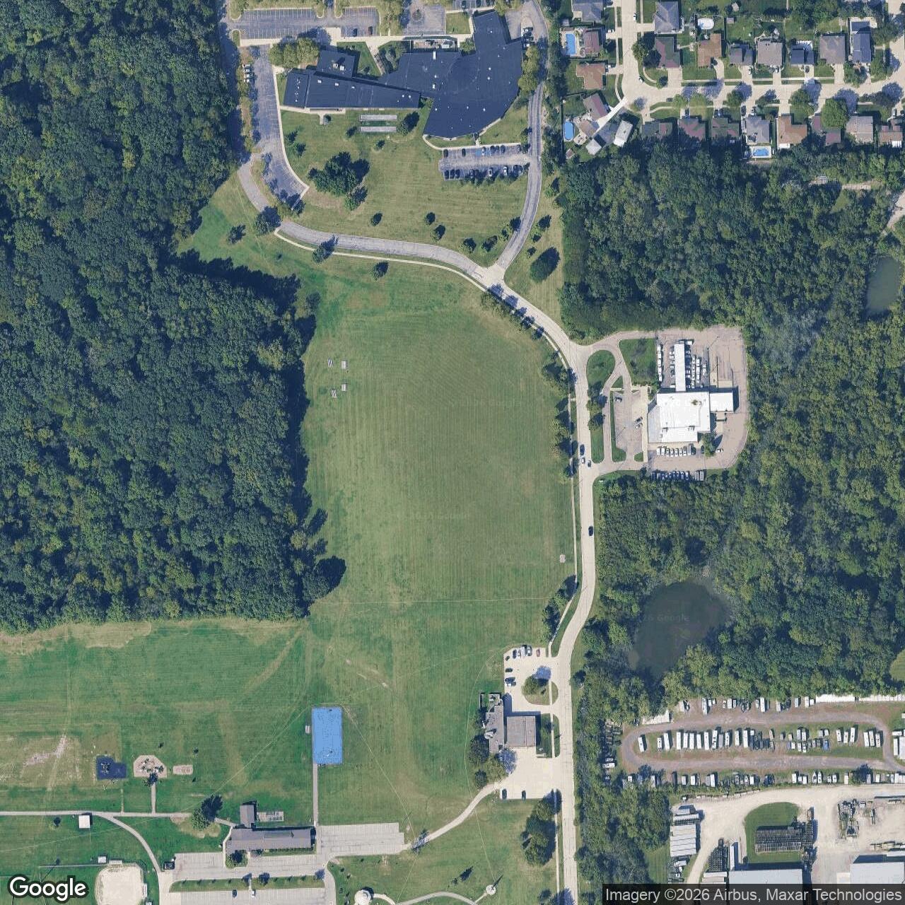 Current Google Satellite Image of Nike Site D-54L, Michigan