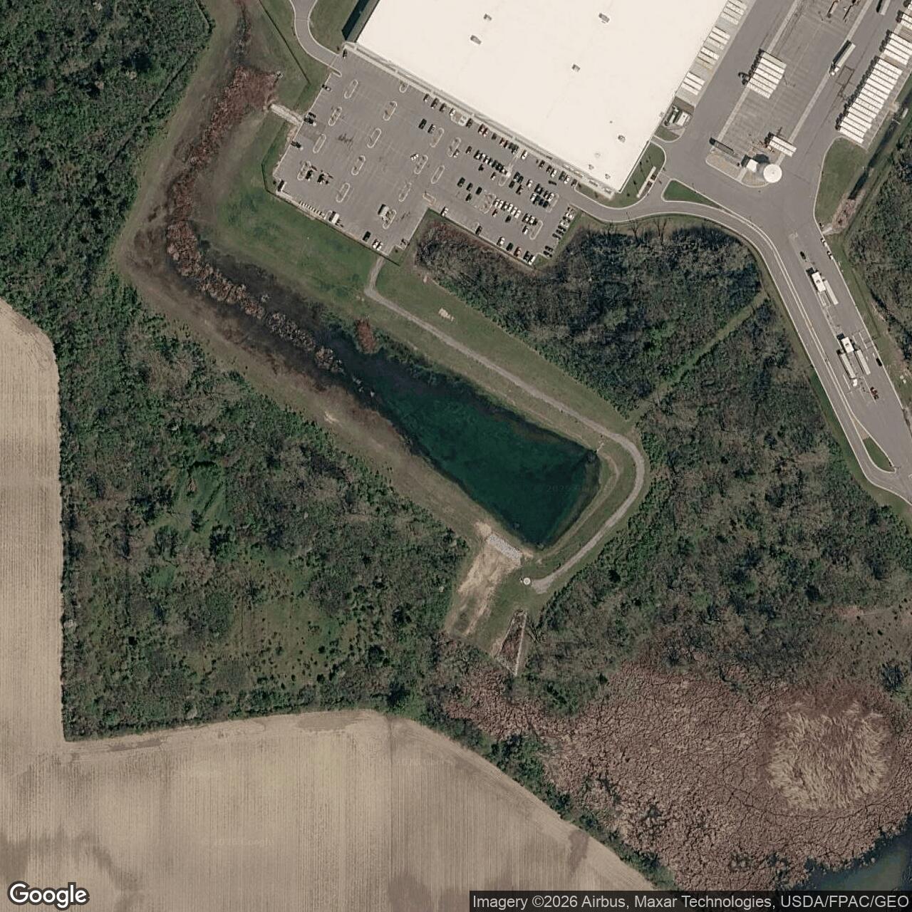 Current Google Satellite Image of Nike Site D-57L, Michigan