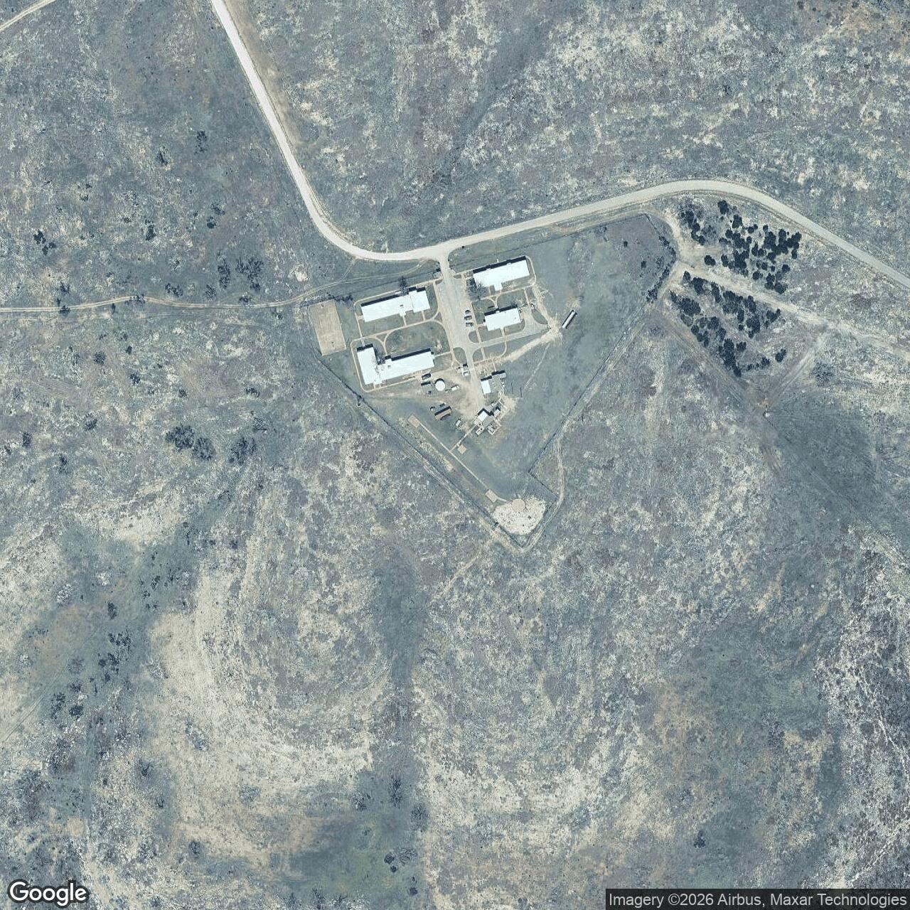 Current Google Satellite Image of Nike Site DY-50C, Texas