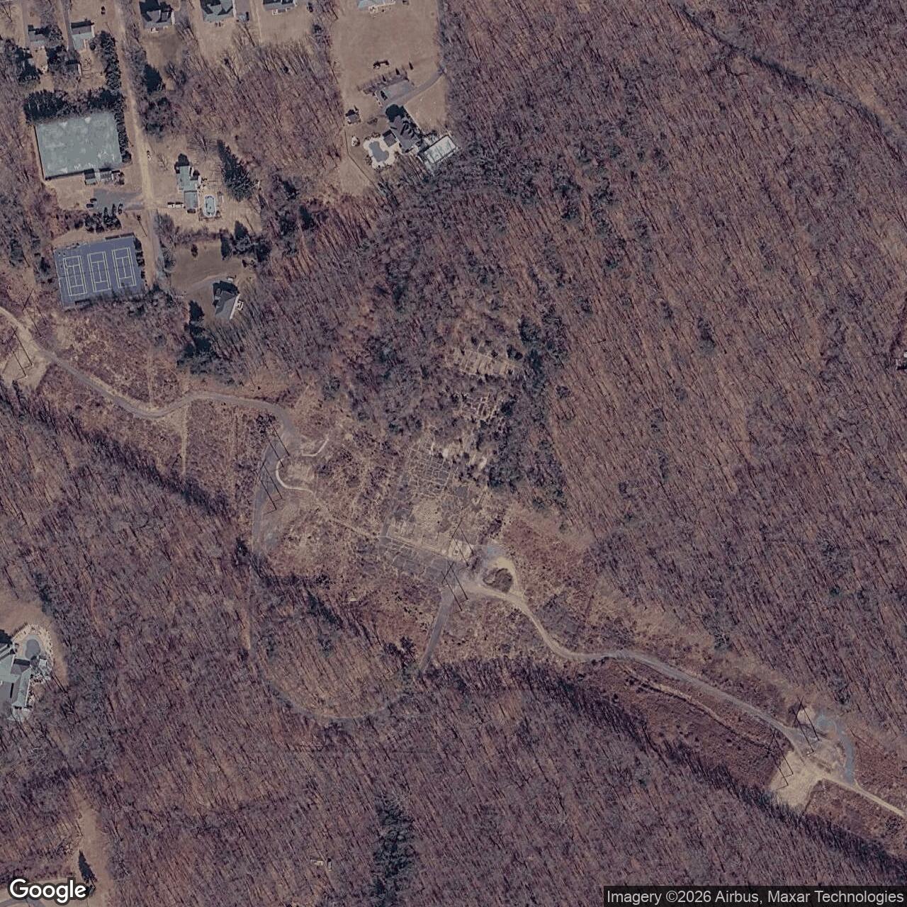 Current Google Satellite Image of Nike Site HA-25L, Connecticut