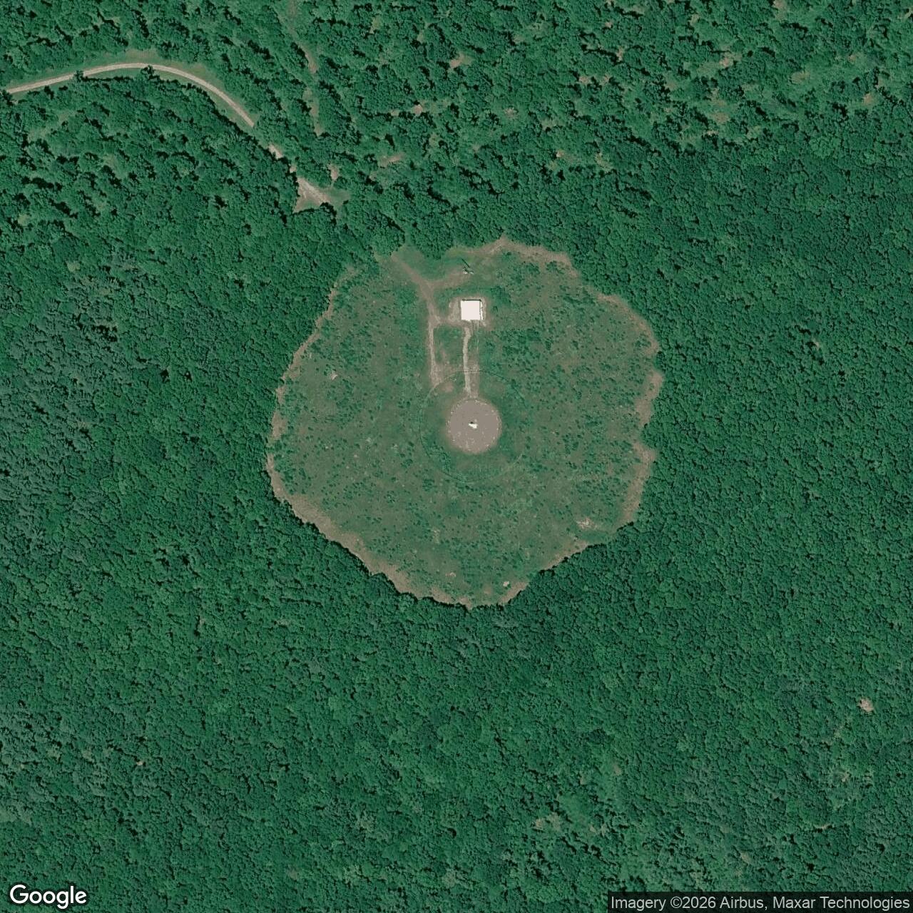 Current Google Satellite Image of Nike Site HA-36C, Connecticut
