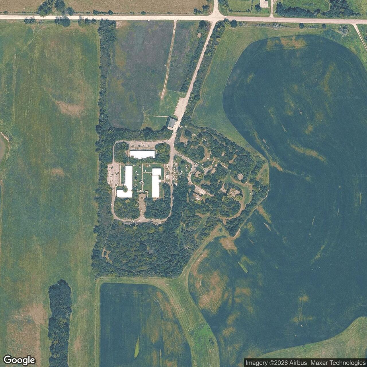 Current Google Satellite Image of Nike Site KC-10C, Missouri