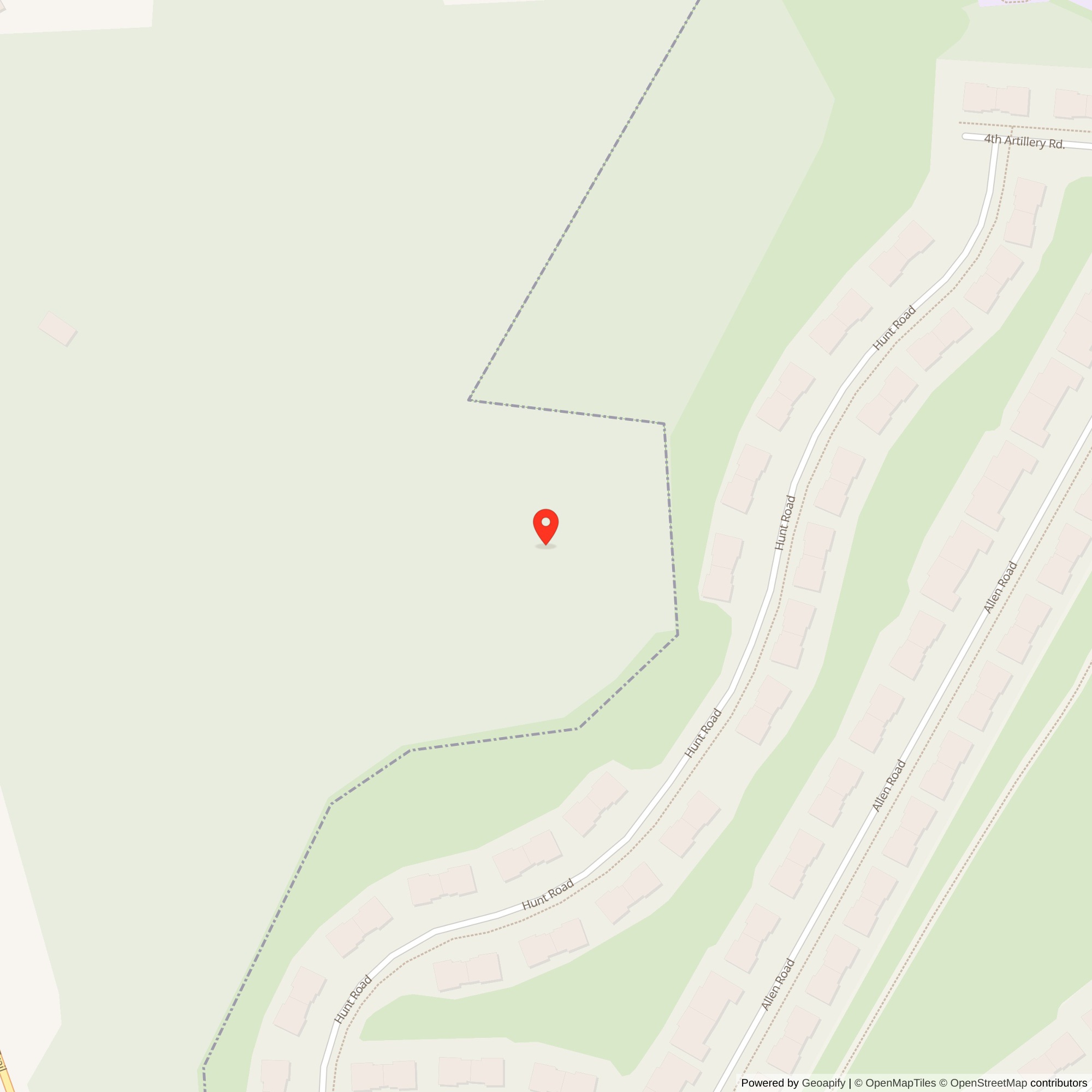 Map showing location of Nike Site KC-80C, Kansas