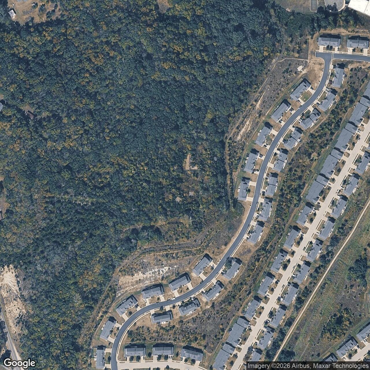 Current Google Satellite Image of Nike Site KC-80C, Kansas