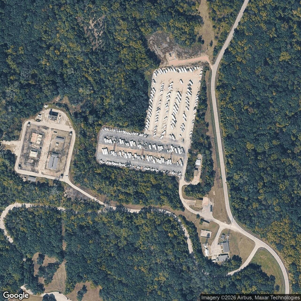 Current Google Satellite Image of Nike Site KC-80L, Kansas